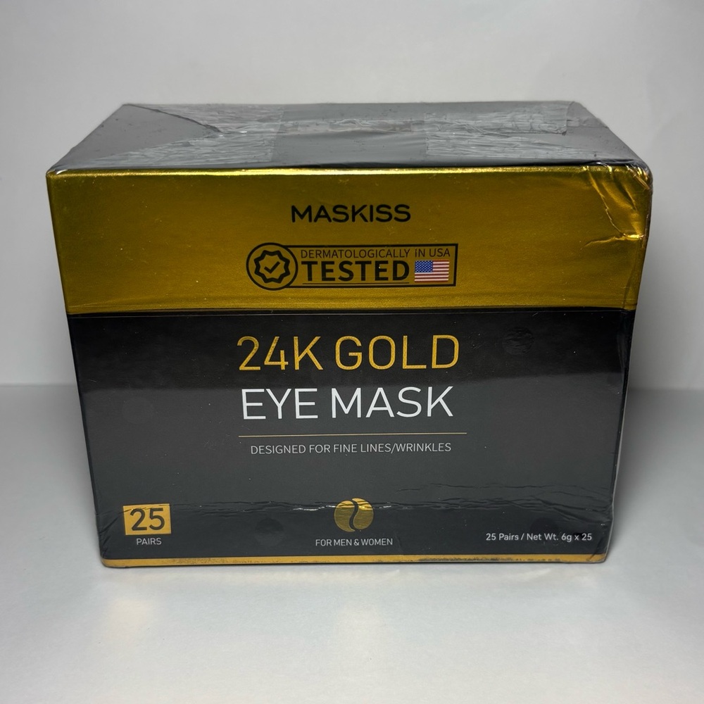 MASKISS 24K Gold Eye Mask 25 pairs